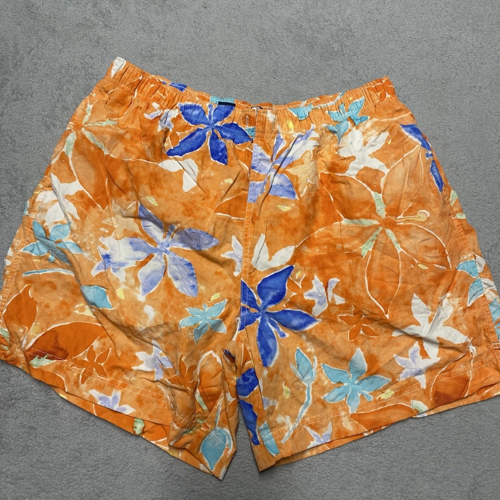 Polo Ralph Lauren‎ Floral Swim Trunks Shorts Mens Large Pony Nylon Preppy Beach